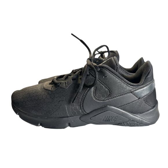 Nike Legend Essential 2 Sz 9 Black Cross-Training Athletic Shoe HIIT Gym Lifting - Picture 1 of 12